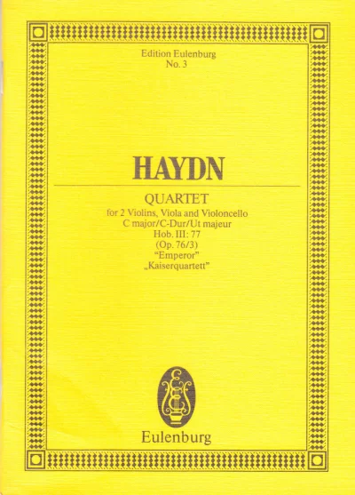 Haydn, Streichquartett C-Dur, Kaiserquartett