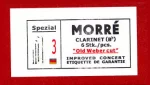 Pilgerstorfer MORRÉ "Old Weber cut", Stärke 3.0 - Bb Klarinette